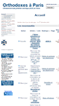 Mobile Screenshot of orthodoxesaparis.org