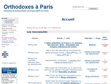 Tablet Screenshot of orthodoxesaparis.org